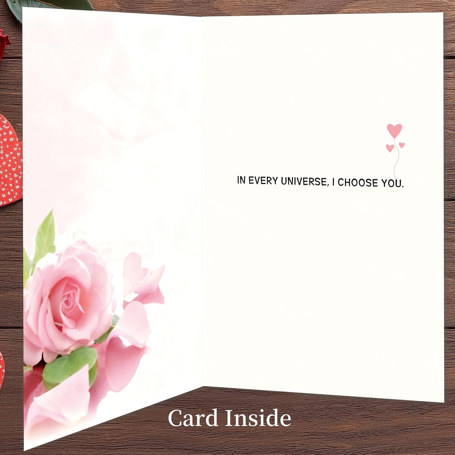 Valentines Day Card For Friend,Friend Valentines Day Cards Gifts For Him Her,Heartfelt Rose Design Friendship Valentine'S Day Card For Men Women Best Special Friends