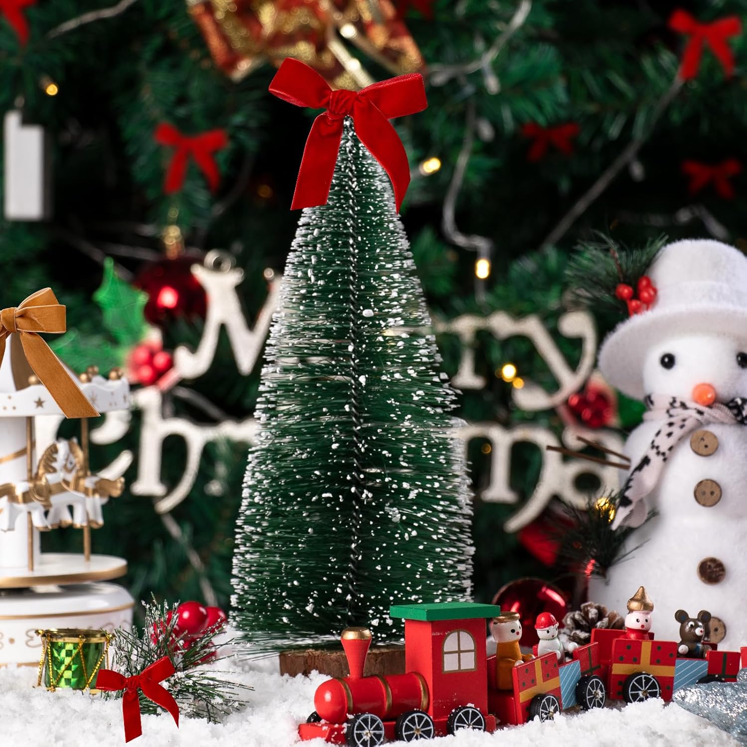 1/4" X 20 Yards Brown Velvet Ribbon For Christmas Tree Wreath Decoration Handmade Crafts Ornaments Gift Wrapping & Bow Making