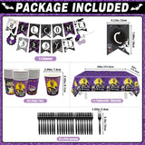 159Pcs Welcome Little Nightmare Baby Shower Decorations Nightmare Christmas Party Supplies Nightmare Christmas Baby Shower Decorations