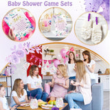 Baby Shower Games, 2 Rolls 2 Inch X 150 Feet Belly Measure Game, Safari Baby Shower Tummy Measure Belly For Party Supplies