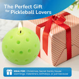 Pickleball Candle – Realistic Pickleball-Shaped Lemon Scented Candle | Fun Novelty Candle For Pickleball Lovers | Unique Pickleball Gift For Pickleball Lovers, Funny Home Decor