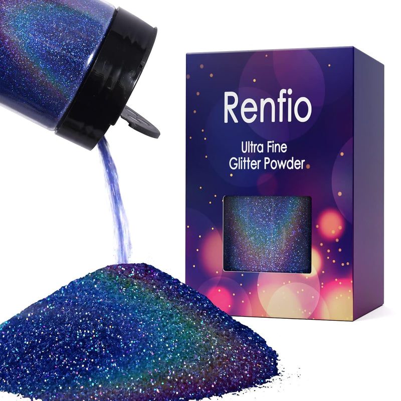 Holographic Ultra Fine Glitter Powder, 5.65 Oz 160G Metallic Resin Suppies Gli