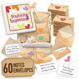 Positive Affirmation Cards For Women Men - Inspirational Cards With Envelopes, Mini Encouragement Cards, Motivational Cards Notes, Employee Appreciation Cards Gratitude Gifts For Coworkers