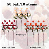 Fake Flowers Silk Flowers10Mums 50 Artificial Flowers?Red Mums Fall Flowers?Burgundy Flowers Artificial,Chrysanthemum Floral Arrangement Diy Faux Flowers For Vase,Vase Fillers Home Decorations