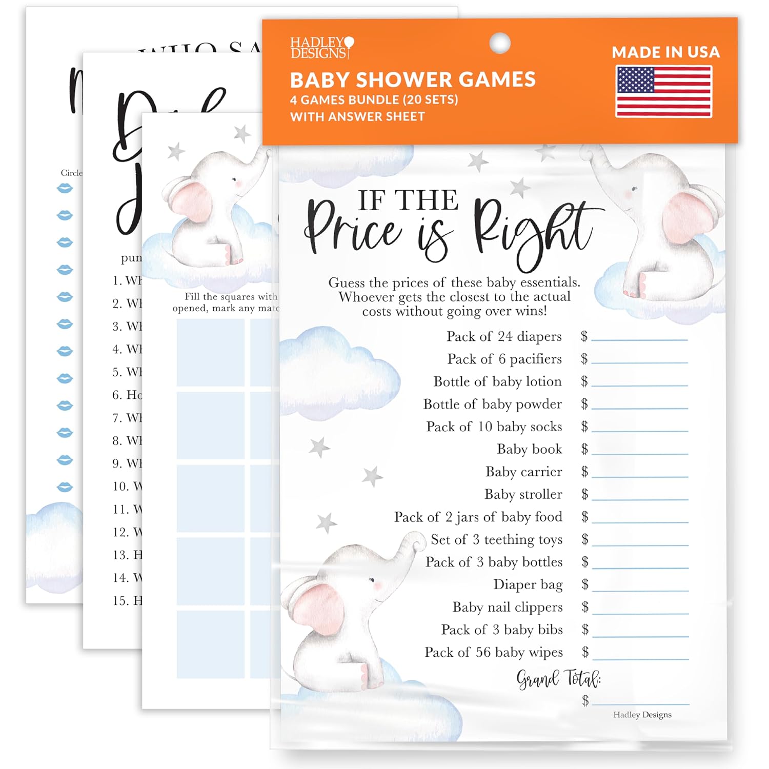 40 Elephant Baby Shower Games Boy-Baby Shower Bingo Games, Guess Who Mommy Or Daddy Baby Shower Game, The Price Is Right Baby Shower Game, Hilarious Baby Shower Games Dad Jokes
