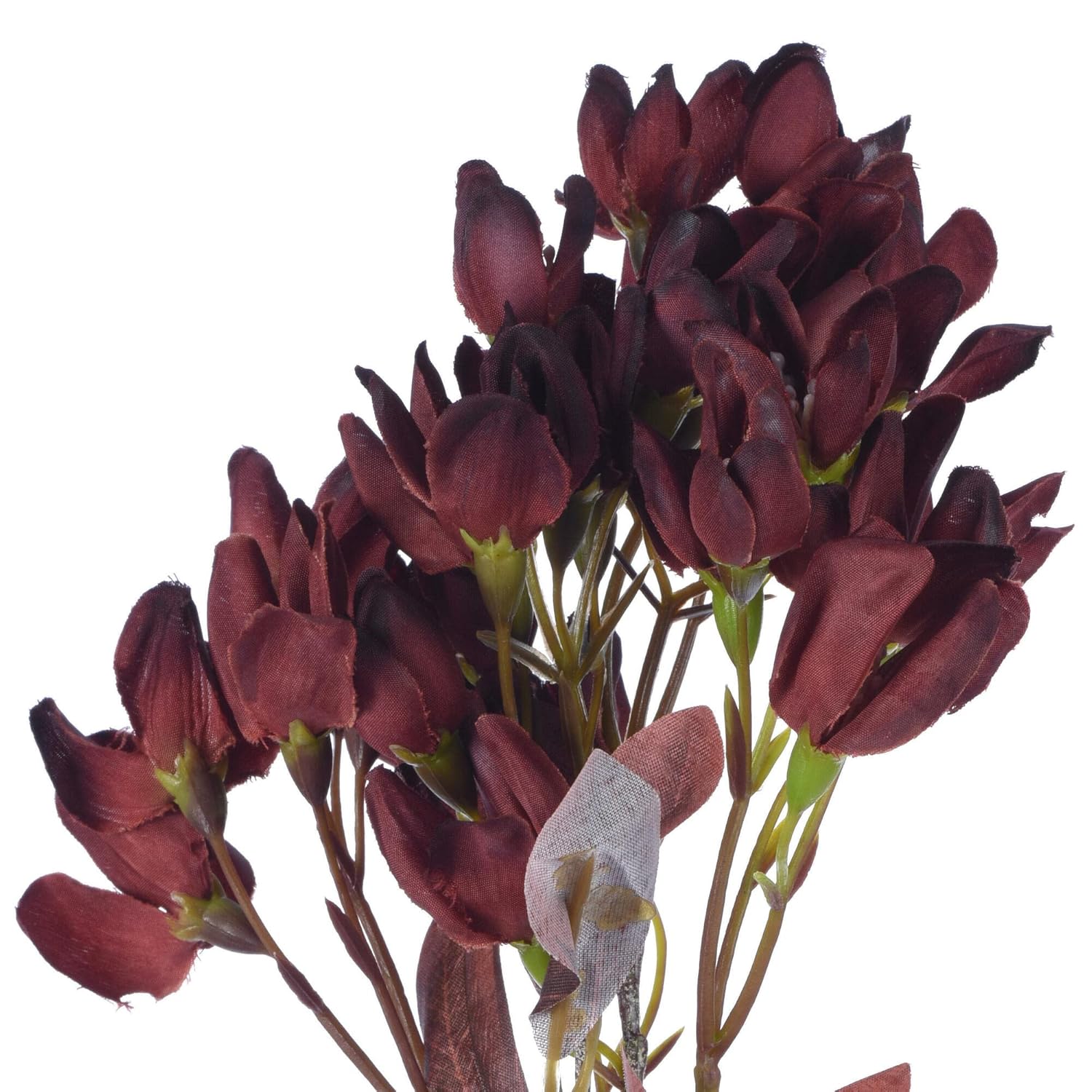 Vickerman 25.5" Burgundy Artificial Primrose Flower Spray, 3 per Bag.