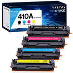 410A Toner, 4-Pack for M477/M452 Printers (Black, Cyan, Magenta, Yellow)