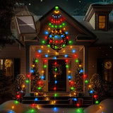 Large Size 16.5Ft Solar String Lights Outdoor, 8 Lights Modes Solar Christmas Tree Lights, Outdoor Solar Christmas Light