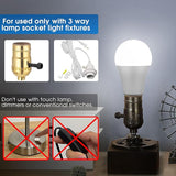 2 Pack 3 Way A19 LED Light Bulbs 50 100 150W Equivalent 5000K Daylight E26 Base