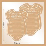 Baby Shower Games, Gestation Game, Baby Shower Game, Set Of 30 Cards, Baby Games For Baby Shower, Baby Shower Decorations, Baby Shower Ideas, With Answer Keys