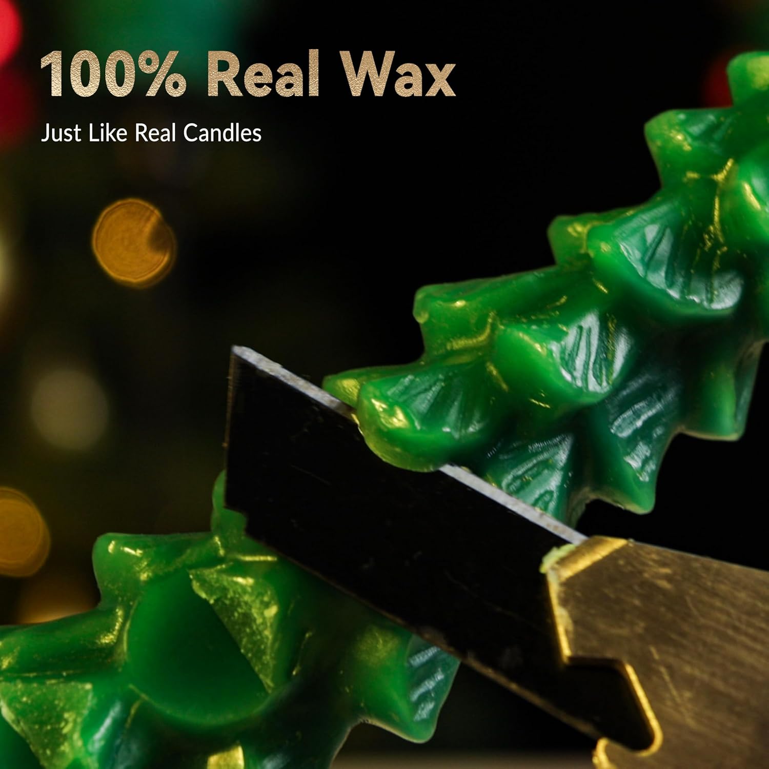 4Pcs Christmas Tree Flameless Taper Candles With Remote And Timer,Led Candles Battery Operated With Mini Ornaments,9.5" Real Wax Window Candlesticks With Flickering 3D Flame For Christmas Decoration