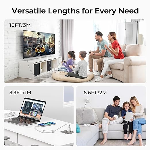 2 Pack USB A to USB C Cable 6FT Fast Charging Cord for iPhone 17 16 15 iPad Samsung Galaxy Pixel