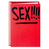 Hallmark Shoebox Funny Love Card for Adults (Got Your Attention) for Valentine's Day, Anniversary