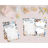 Cowboy Who Knows Mommy Best Game Game, Pack Of 30 Game Cards, Wild West Rodeo Shower Game, Gender Reveal Party Decorations, Gender Neutral - Kr60