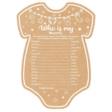 Baby Shower Games, Who Is My Mommy Baby Shower Game, Set Of 30 Cards, Baby Games For Baby Shower, Baby Shower Decorations, Baby Shower Ideas, With Answer Keys