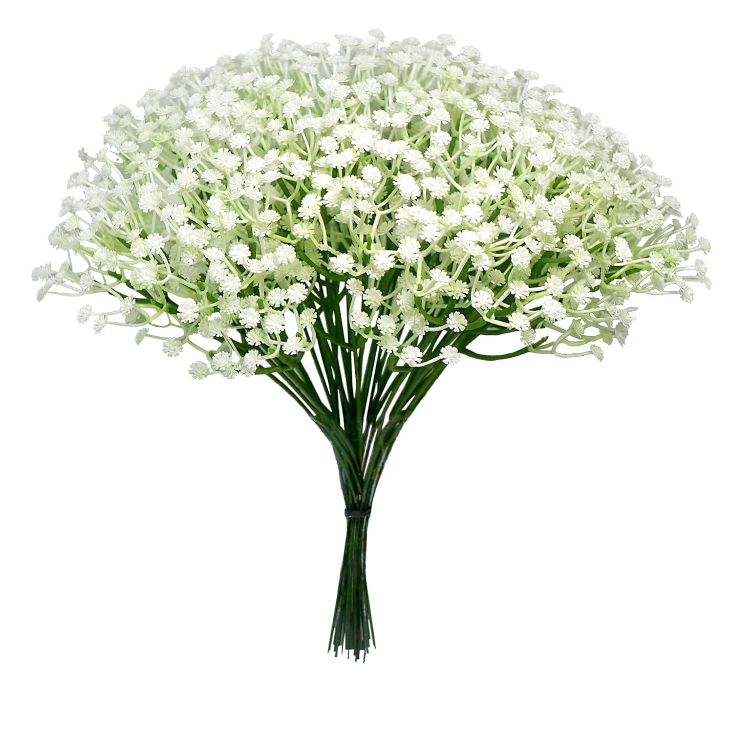 Artificial Baby Breath Flowers Bulk, 20 Stems Faux Gypsophila For Wedding Bouquets, Bridal Decor, Home Decor – Realistic Long-Lasting Fake Flowers, Bendable Stems, 2.8Oz, 11.5 Inch White