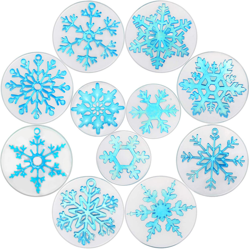 11 Pieces Snowflake Resin Molds Snowflake Silicone Casting Molds Snowf