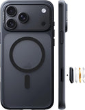 Strong Magnetic Shockproof Black Case for iPhone 18 Pro 4X Military Grade Protection Cover