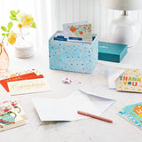 Hallmark All Occasion Boxed Set of Assorted Blank Greeting Cards with Card Organizer (Pack of 100)—Birthday, Thank You, Congratulations, Wedding, Baby, Thinking of You, Sympathy