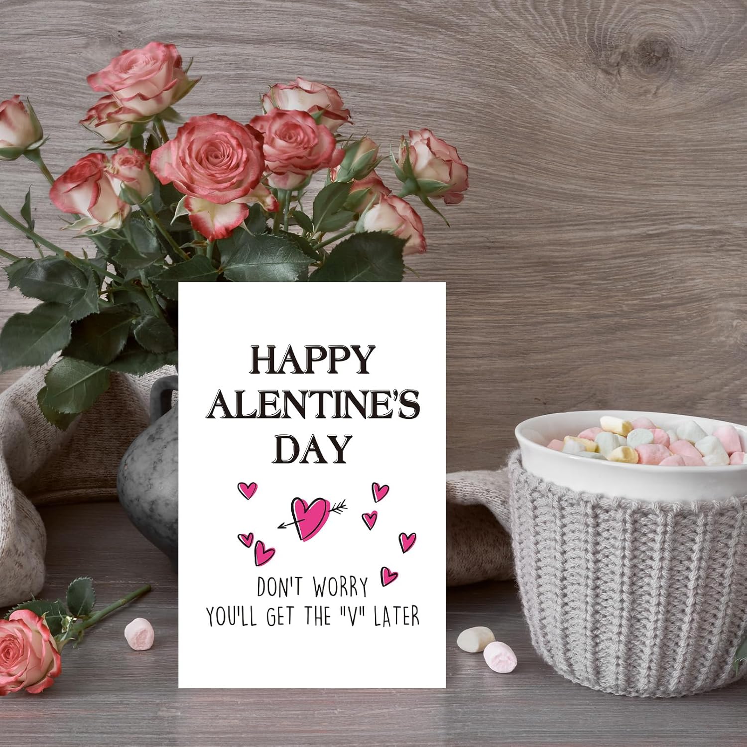 Special Valentine’S Day Card For Men, Funny Greetings For Him, “You Take My Breath” Card