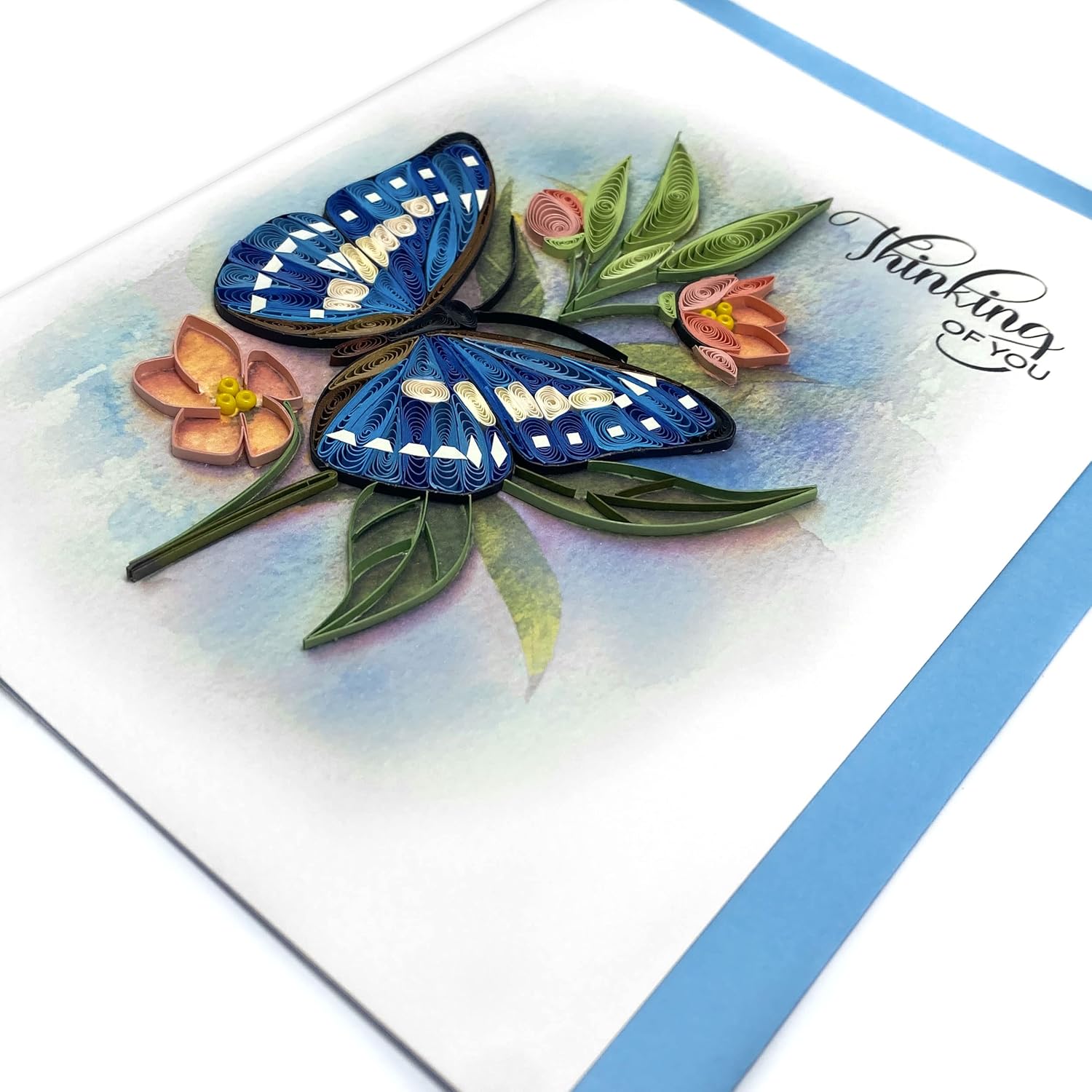 Thinking Of You Butterfly Card, 5In X 7In, Blank Inside, Envelope Included, Perfect For Birthdays, Thank You, Anniversaries