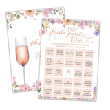 Wildflowers Wedding Games - Find The Guest Bingo For 25 Guests - 5X7 Inches, 25 Count - Adults Only