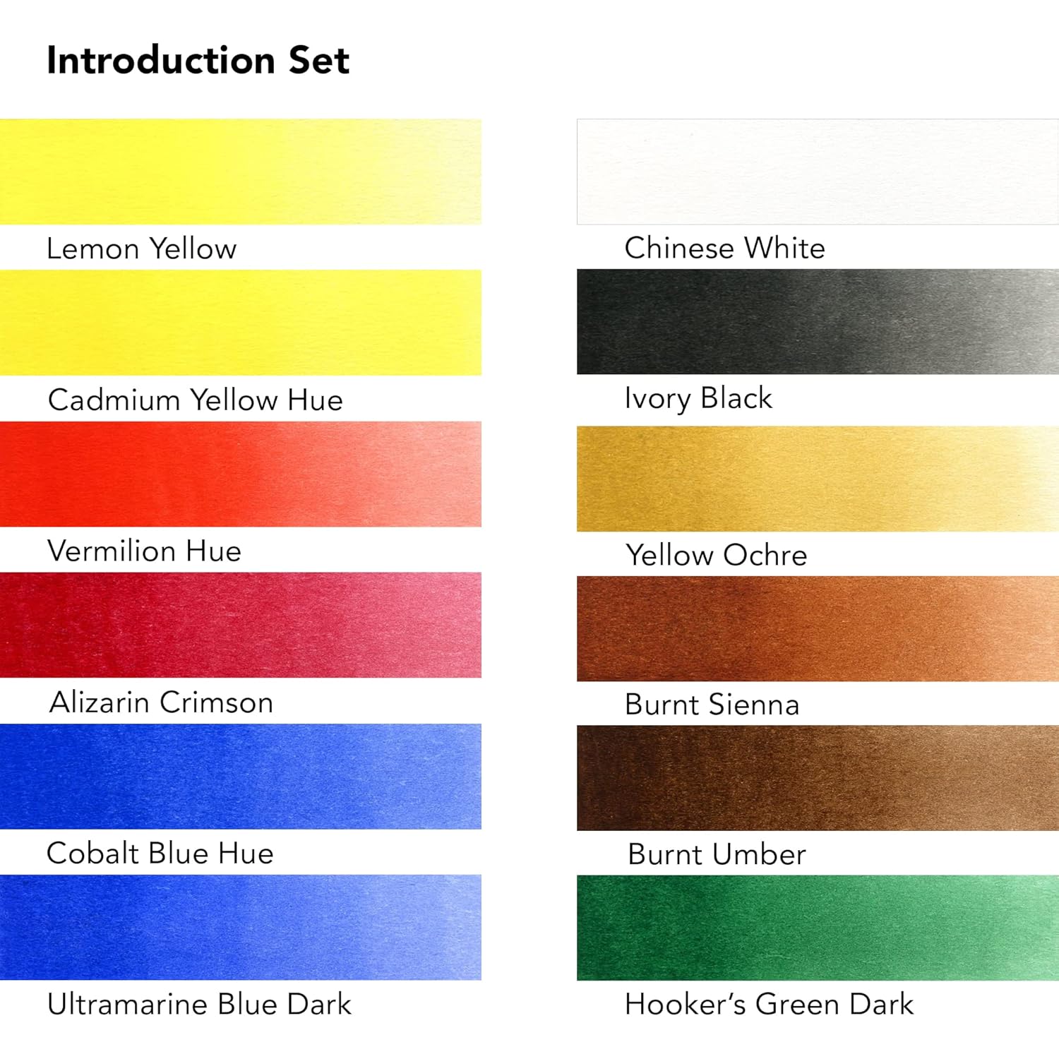 Aquafine Watercolour Introduction Set-12 X 8 Ml Tubes, Assorted