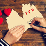 Valentines Day Card For Husband Wife, Funny Valentines Day Card For Her Him Husband Wife Boyfriend Girlfriend, Birthday Cards For Cat Lover, Valentines Gifts For Men Women