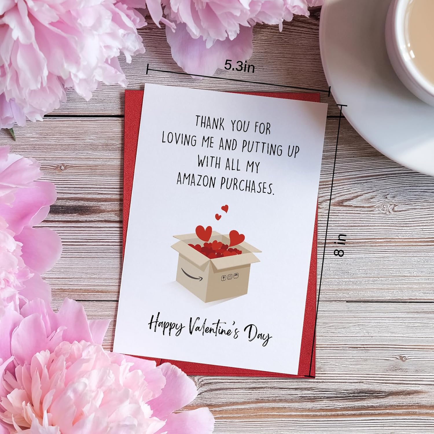 Funny Valentine'S Day Card For Him, Happy Valentine'S Day Card For Husband Boyfriend, Purchase Support Vday Cards Gifts From Wife Girlfriend, Thank You For Loving Me And Putting Up With All My Purchases