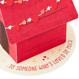 Hallmark Peanuts Valentines Day Pop Up Card (Snoopy and Woodstock) Paper Wonder 3D Card