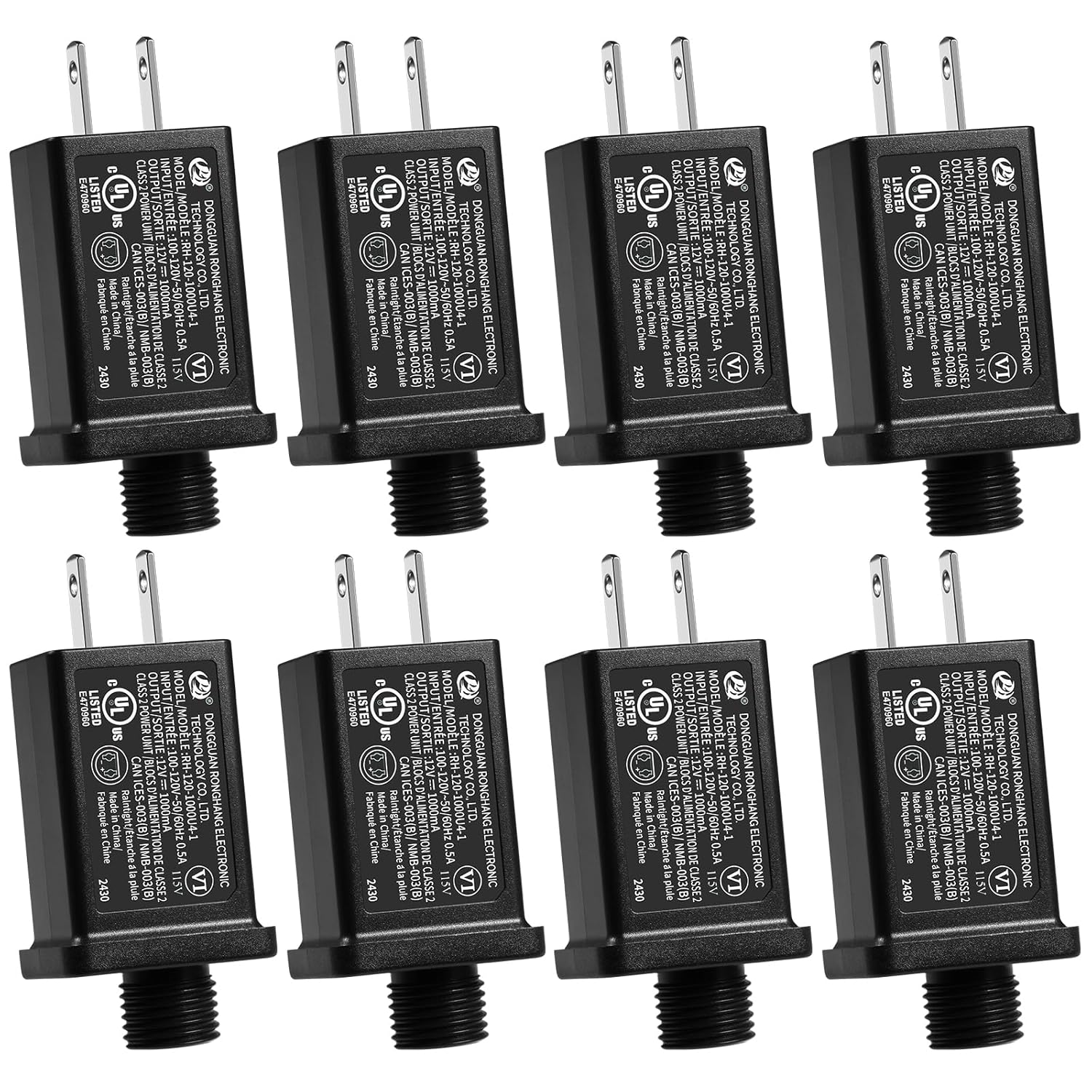 Replacement Yard Inflatable Adapter, 12V 1A Class 2 Power Supply For Christmas Outdoor Decorations - Inflatable Plug Rep