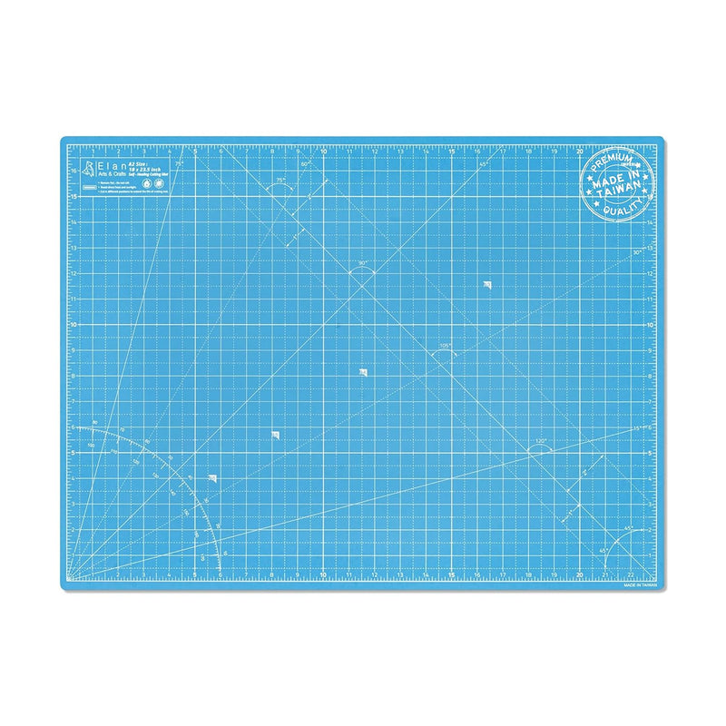 Cutting Mat A2 Blue, Self Healing Cutting Mat 24 X 18 Inch, 5-Ply Craft Mat, C