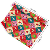 Christmas Nutcracker Wrapping Paper -Mini Roll- 17 In X 32.8 Ft Red Ballet Gift Wrap Paper For Xmas Winter Wrapping Supplies, Double-Sided