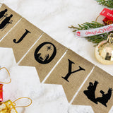 Christmas Burlap Banner Nativity Joy Burlap Banner Nativity Scenes Bunting Banner Xmas Holiday Banner Garland Rustic Merry Christmas Hanging Banner For New Year Party Home Mantel Fireplace