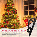 Christmas Light Clips Outdoor Gutter Hooks, 120 Pcs Gutter Clips For Hanging Outdoor Lights, Holiday Gutter Hanger Hook Plastic Weatherproof For Halloween Christmas Decor String Light