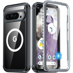 Pixel 9/9 Pro Case, Screen & Lens Protector, Shockproof, Rugged, Black