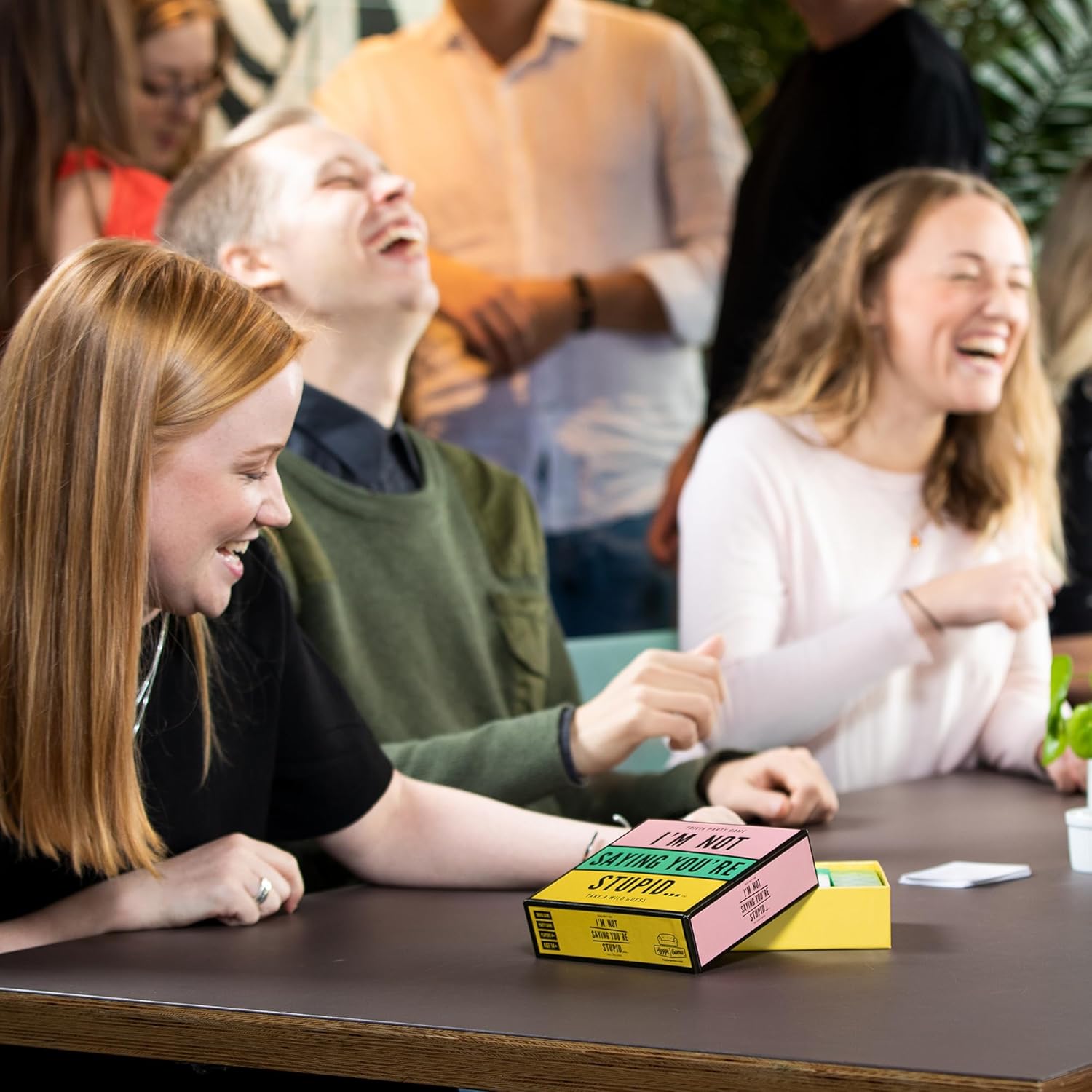 I'M Not Saying You'Re Stupid Trivia Party Game, 5.7 X 5.7 X 1.8"