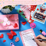 30 Sets Valentine‘S Day Exchange Cards Bulk Cute Animal Greeting Cards With 30 Pink Envelopes, Valentines Gifts School Classroom Kids To Exchange Presents