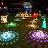 8 Pack Solar Pathway Lights IP67 Waterproof Color Changing & Warm White Garden Walkway Lights