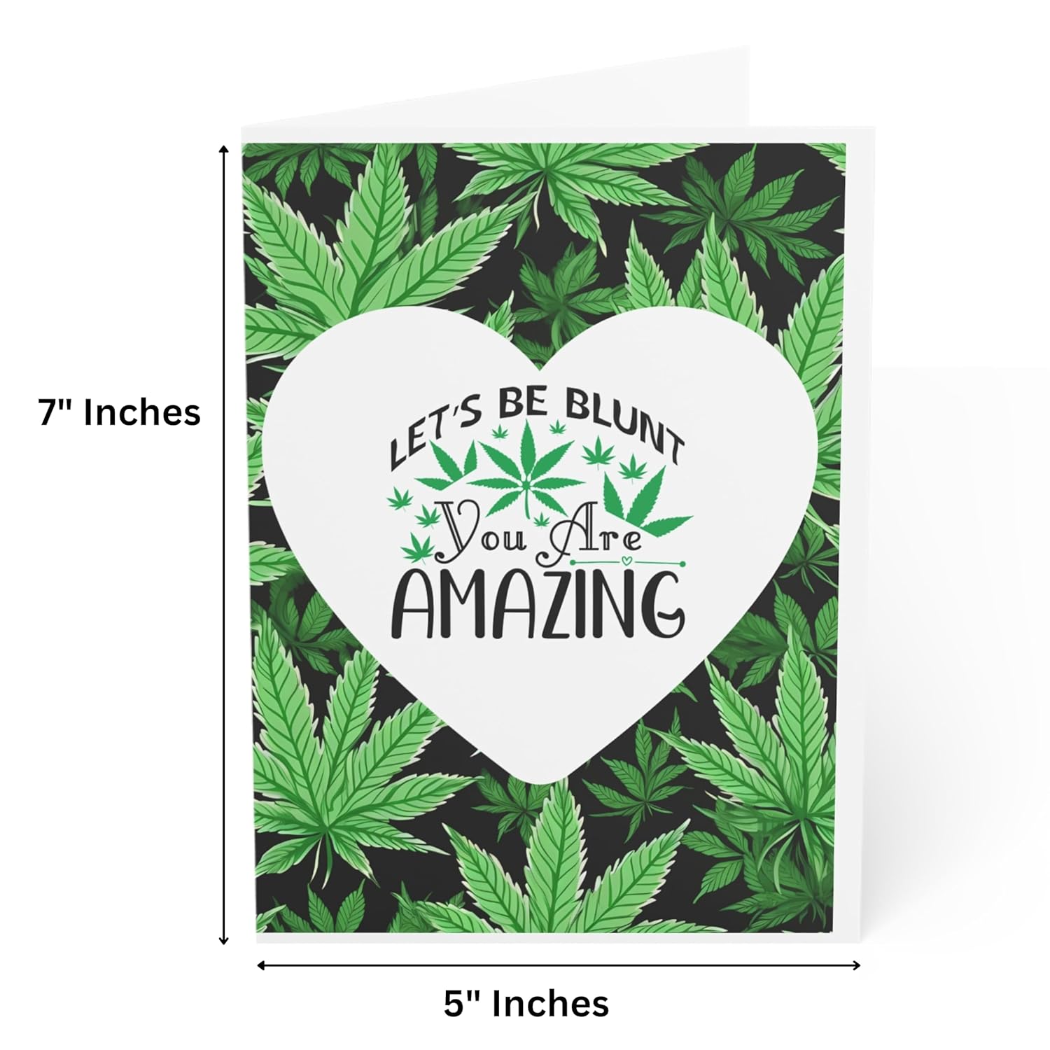Weed Valentines Card, Cannabis Anniversary Card For Husband, Wife (You'Re Amazing)