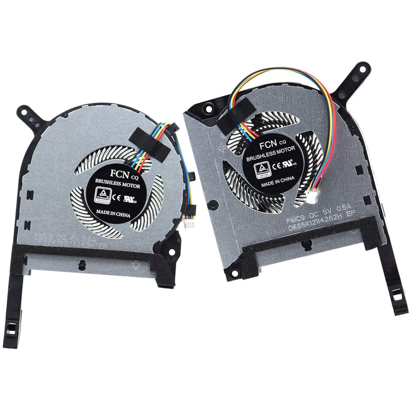 Cpu Cooling Fan Dfs5K12304363H Fmlb W/Gpu Fan Dfs5K12114262H Fmc9 For Asus Tuf