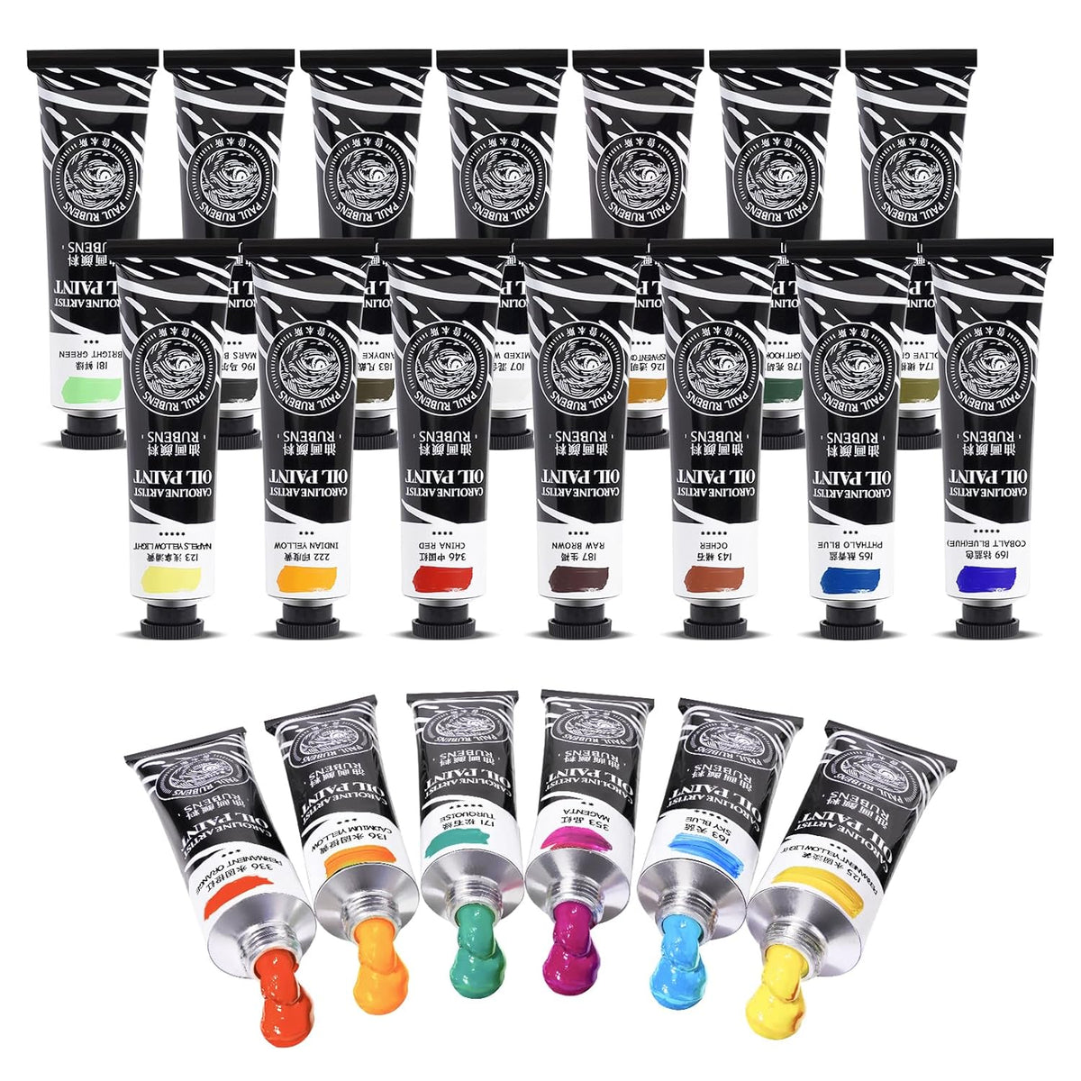 Artist Oil Paint Set,20 Vibrant Colors With Great Lastfastness, 60Ml Large Tubes, Oil Based Paint Supplies For Artists, Students, Beginners-Set B