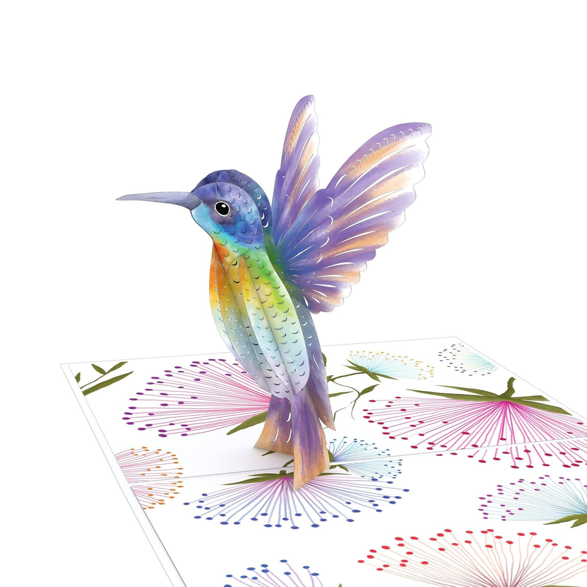 Happy Mothers Day Hummingbird Pop Up Card,5 X 7”, 3D Greeting Card For Mom Or Wife, Pop Up Mother'S Day Card, Happy Mother'S Day