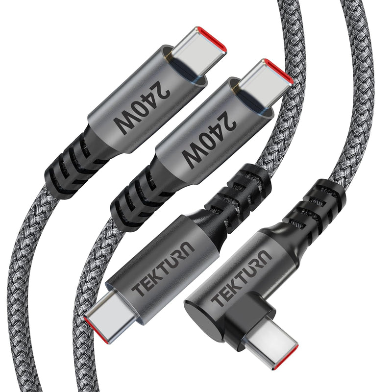240W Usb-C Charge-Only Cable, Super Fast & Secure Charging, Durable Braided 6.