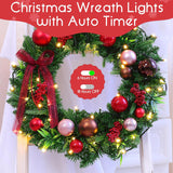 Battery Operated Christmas Lights - 50 Led Mini Lights With Auto Timer, 8 Modes, Warm White
