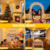 4 Pack 50 LED Battery Operated String Lights 16.5FT Warm White Waterproof with Timer
