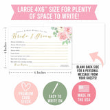 Floral Advice For The Bride-50 Bridal Shower Games For Guests, Wedding Advice Cards For Bride & Groom, Wedding Games, Wedding Guest Book Alternative, Wedding Card Boxes For Reception