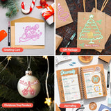 Outline Markers Pens 36 Colors, Shimmer Double Line Outline Markers Glitter Markers Set For Christmas Greeting Card Making,Drawing And Art Supply