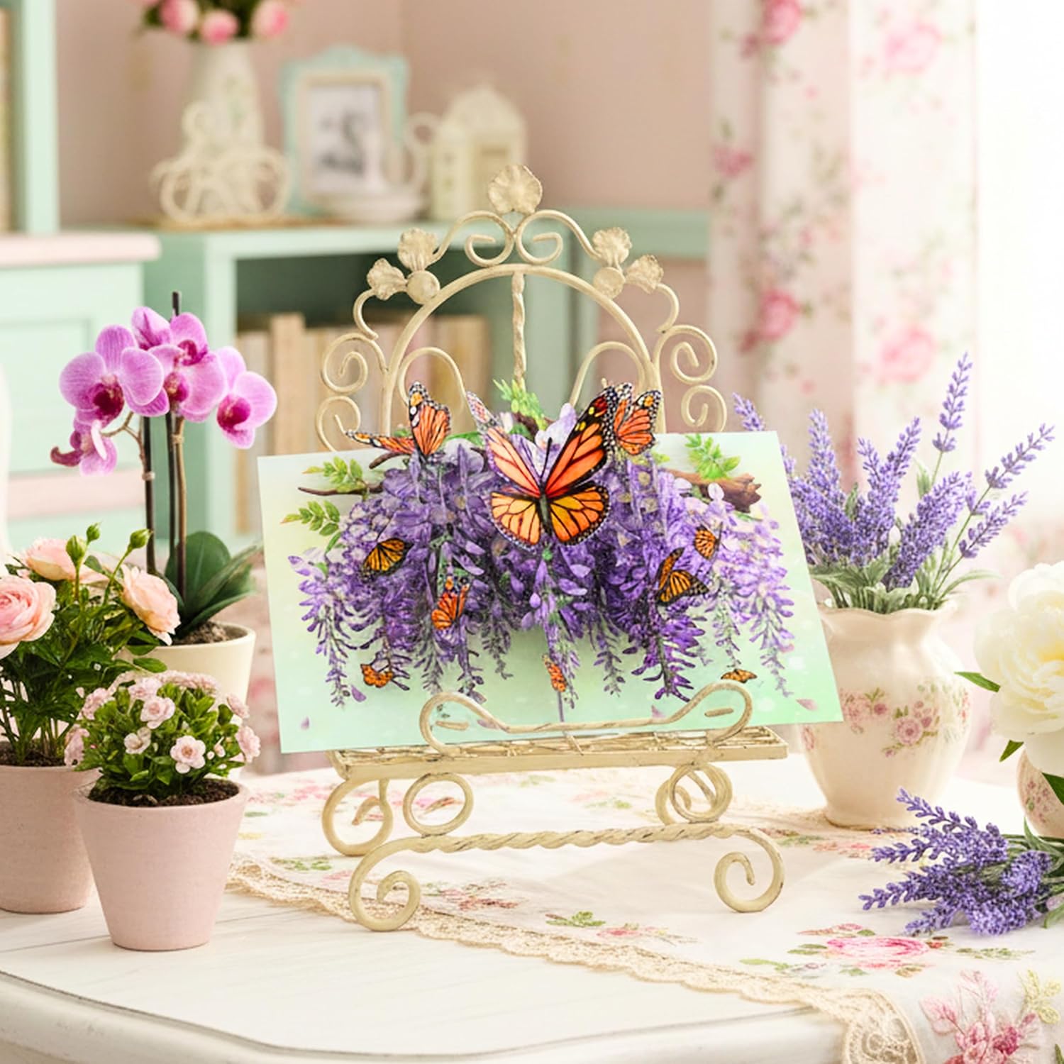 - Pop Up Birthday Card For Women, Butterfly Wisteria Pop Up Birthday Card For Mom, Wife, Sister, Daughter, Grandma, 6X8 In 3D Popup Greeting Cards Includes Envelope And Message Note