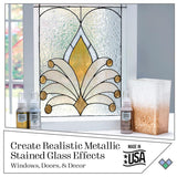 Gallery Glass Platinum Stained Glass 2 fl oz Brilliant Metallic Finish Paint, Perfect for Easy to Apply DIY Arts and Crafts, 19680